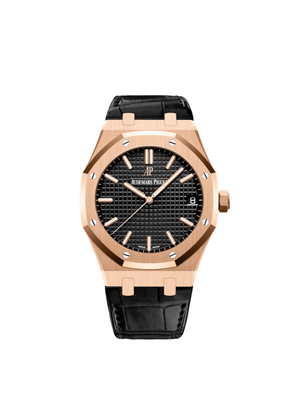 AP | ROYAL OAK SELFWINDING 41 mm - Pink Gold Aligator Edition