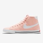 کتانی زنانه نایکی لگسی صورتی AALLBOX Nike Court Legacy Canvas Mid