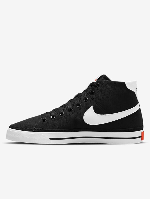 کتانی زنانه نایکی لگسی مشکی AALLBOX Nike Court Legacy Canvas Mid