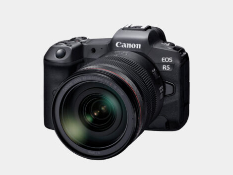 دوربین بدون آینه کانن R5 لنز ۲۴-۱۰۵-آل باکس-Canon Mirrorless R5 24-105-Lens (3)