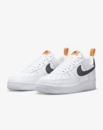 Nike Air Force 1 | کتانی نایکی ایر فورس سفید - نارنجی - Image 3