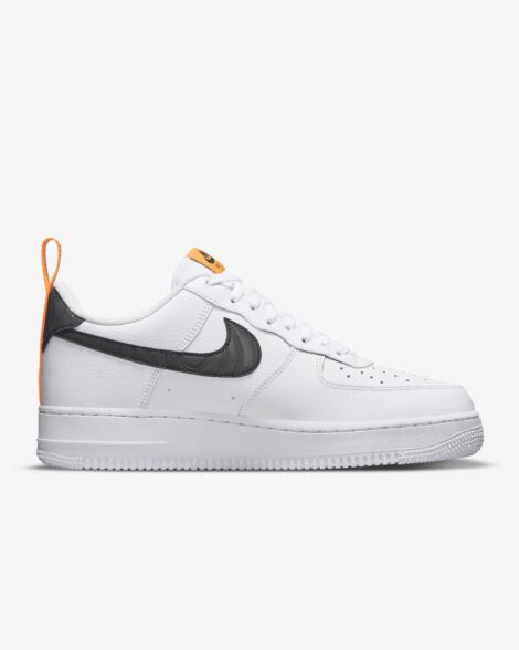 Nike Air Force 1 | کتانی نایکی ایر فورس سفید - نارنجی - Image 4