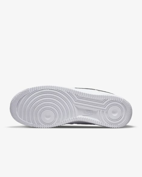 Nike Air Force 1 | کتانی نایکی ایر فورس سفید - نارنجی - Image 5