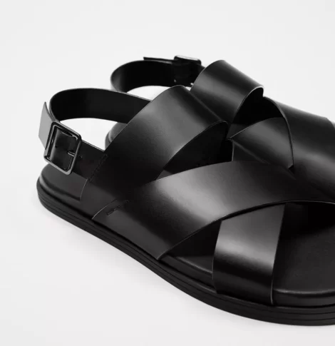 خرید اینترنتی صندل مردانه چرمی زارا Zara