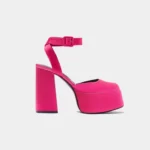 کفش پاشنه بلند برشکا صورتی