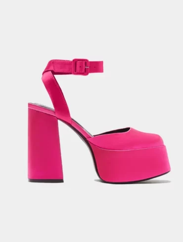 کفش پاشنه بلند برشکا صورتی