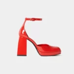 کفش پاشنه بلند برشکا قرمز bershka