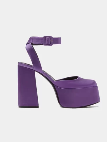 کفش پاشنه بلند برشکا بنفش