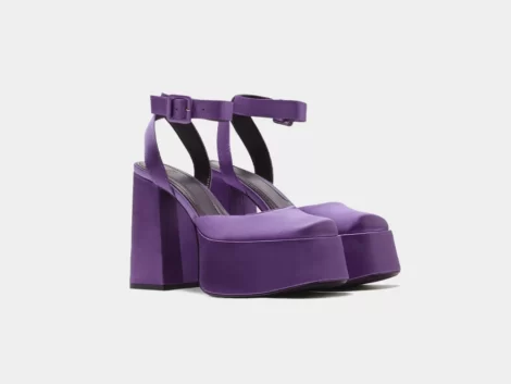 کفش پاشنه بلند برشکا بنفش