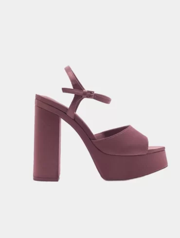 کفش پاشنه بلند زارا بنفش zara