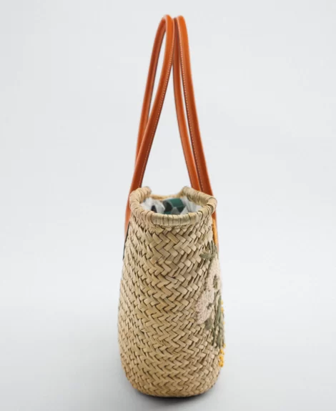 کیف حصیری زارا zara