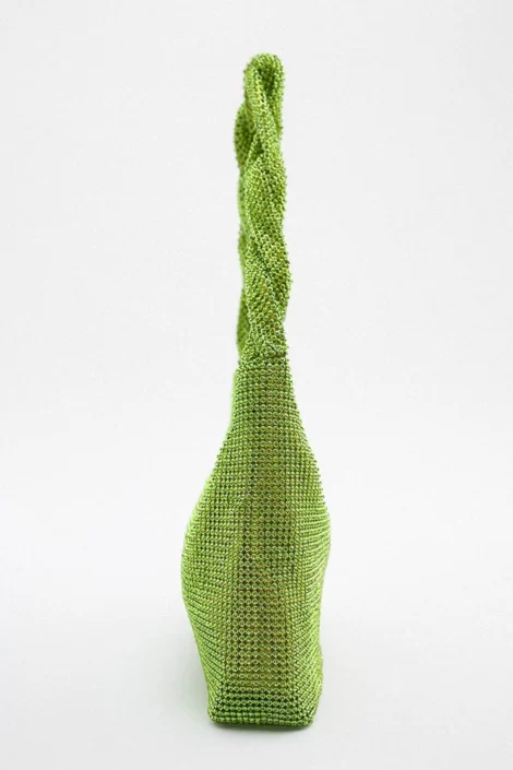 خرید اینترنتی کیف زنانه زارا سبز shiny zara