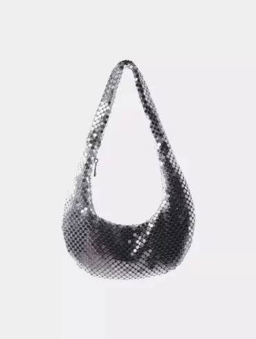 کیف زنانه زارا متالیک مش zara metallic mesh 2