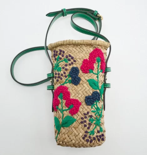 کیف حصیری زارا سبز