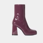 نیم بوت برشکا زرشکی مینی Bershka