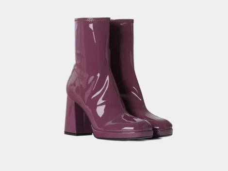 نیم بوت برشکا زرشکی مینی Bershka