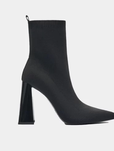 نیم بوت زنانه زارا مشکی ankle heel