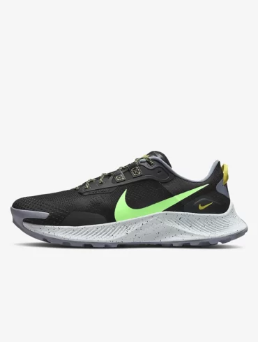 کتانی رانینگ مردانه نایکی پگاسوس تریل ۳ مشکی Nike pegasus trail 3
