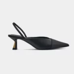 کفش پاشنه بلند زارا مشکی | ZARA High-Heel Slingback