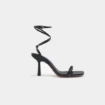 کفش پاشنه بلند چرم زارا مشکی