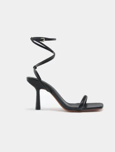 کفش پاشنه بلند چرم زارا مشکی